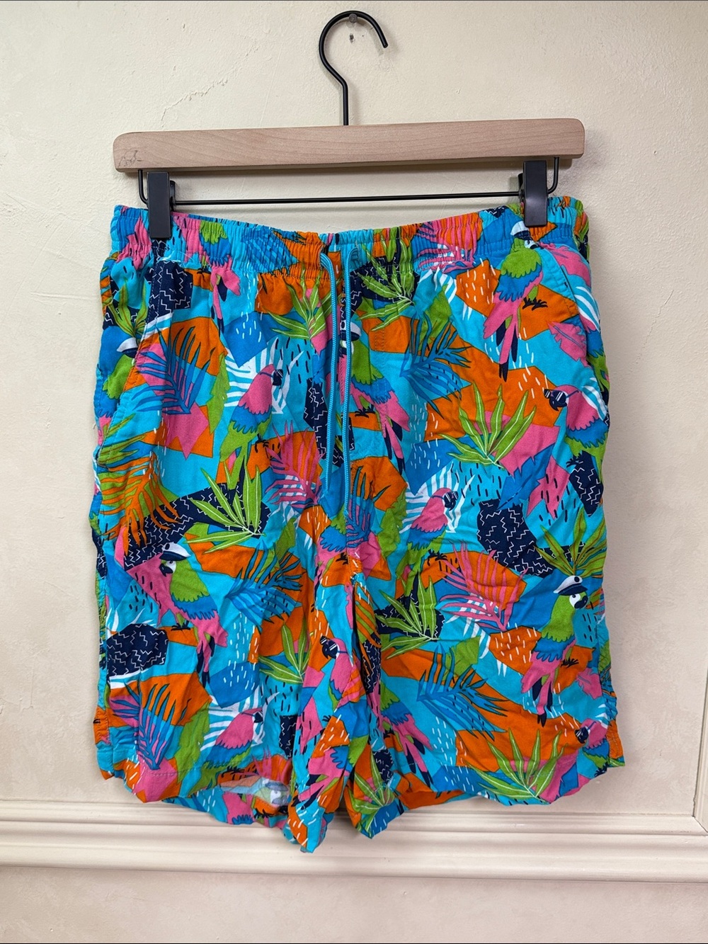 Free Planet Tropical Print Shorts